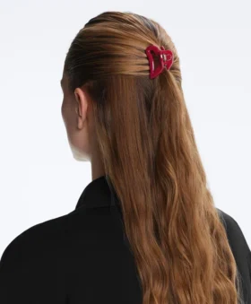 2 fermagli per capelli a forma di cuore