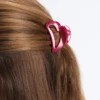 2 fermagli per capelli a forma di cuore