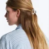2 mini fermagli per capelli con bordino 2 mini fermagli per capelli con bordino