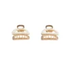 2 mini fermagli per capelli metallizzati