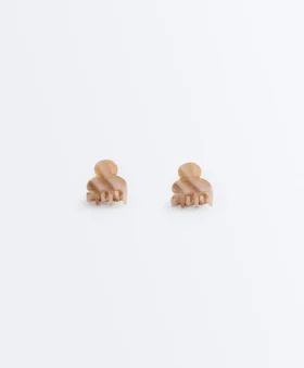 2 mini fermagli per capelli stampati