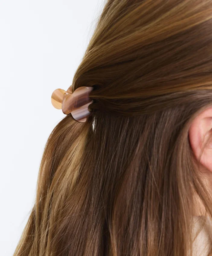 2 mini fermagli per capelli stampati 2 mini fermagli per capelli stampati