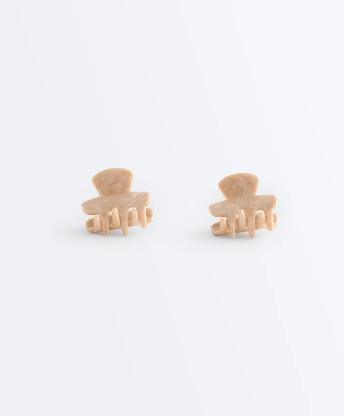 2 mini mollette per capelli 2 mini mollette per capelli