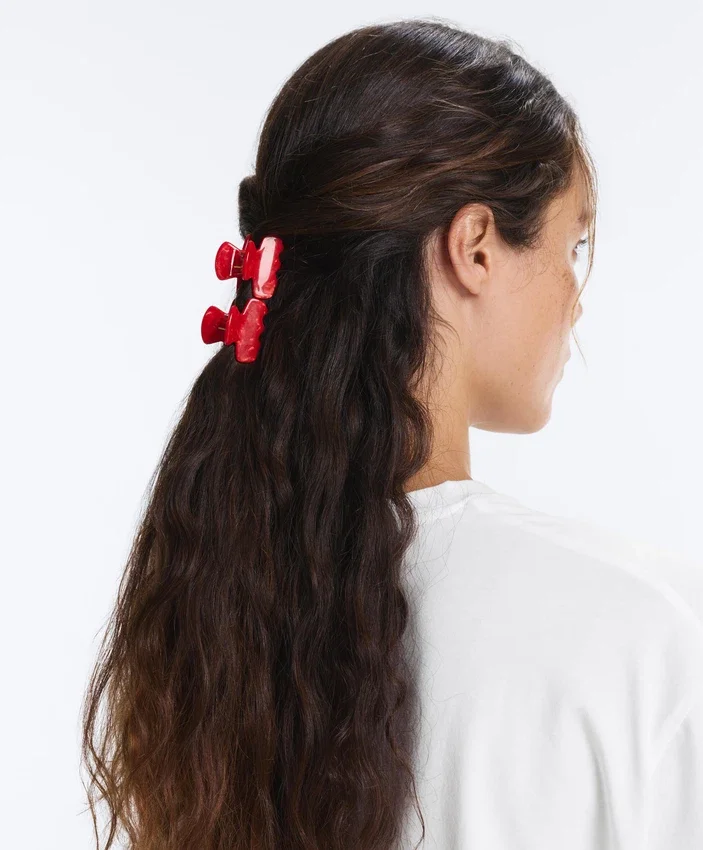 2 mini mollette per capelli 2 mini mollette per capelli