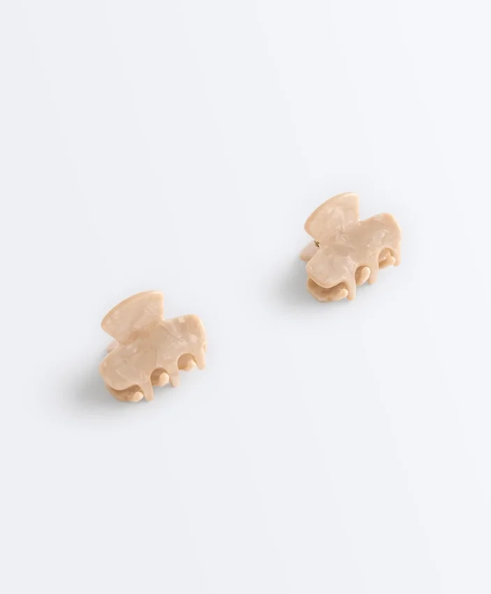 2 mini mollette per capelli 2 mini mollette per capelli