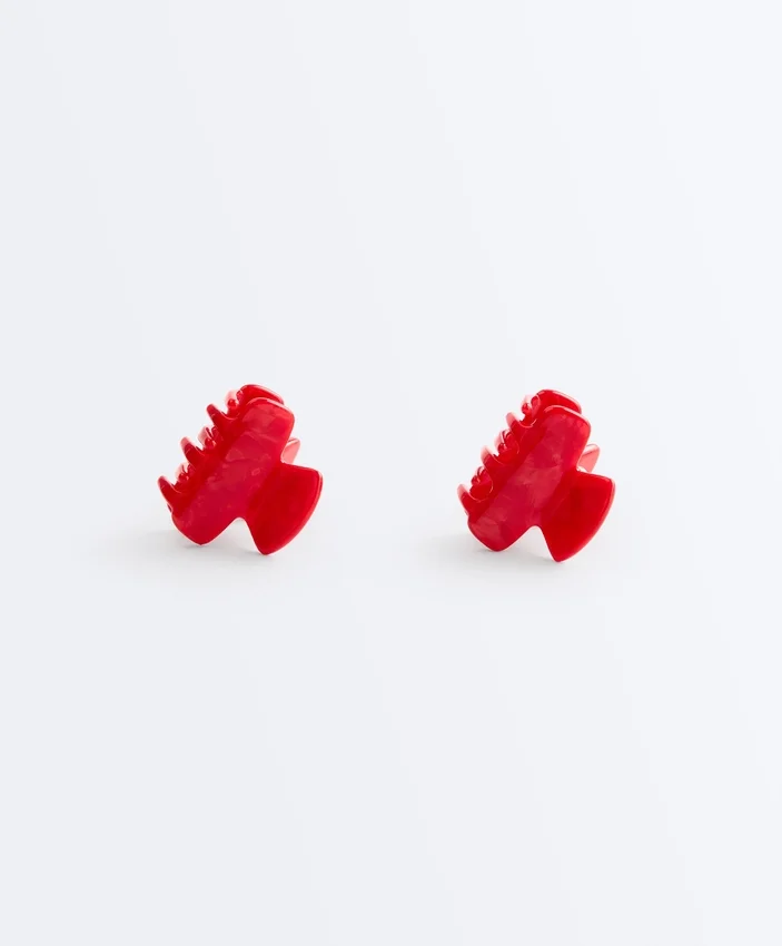 2 mini mollette per capelli 2 mini mollette per capelli