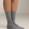2 paia di calze classiche in 55% modal e 10% cashmere