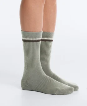 2 paia di calze classiche in misto cotone per yoga e pilates