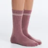 2 paia di calze classiche in misto cotone per yoga e pilates