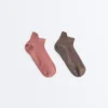 2 paia di calze da sneaker in misto poliammide per yoga e pilates 2 paia di calze da sneaker in misto poliammide per yoga e pilates