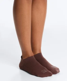 2 paia di calze da sneaker in misto poliammide per yoga e pilates