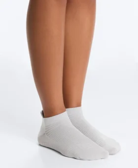 2 paia di calze da sneaker in misto poliammide per yoga e pilates