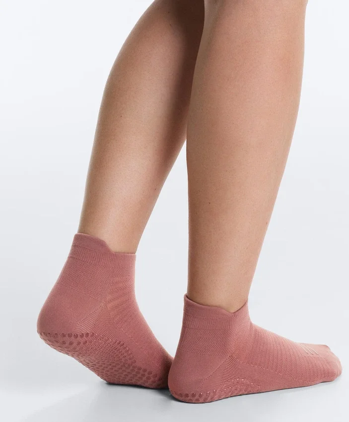 2 paia di calze da sneaker in misto poliammide per yoga e pilates 2 paia di calze da sneaker in misto poliammide per yoga e pilates