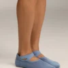 2 paia di calze imbottite in misto cotone per yoga e pilates con fasce incrociate 2 paia di calze imbottite in misto cotone per yoga e pilates con fasce incrociate