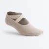 2 paia di calze imbottite in misto cotone per yoga e pilates con fasce incrociate 2 paia di calze imbottite in misto cotone per yoga e pilates con fasce incrociate