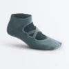 2 paia di calze in misto cotone per yoga e pilates con fasce incrociate 2 paia di calze in misto cotone per yoga e pilates con fasce incrociate