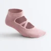 2 paia di calze in misto cotone per yoga e pilates con fasce incrociate 2 paia di calze in misto cotone per yoga e pilates con fasce incrociate