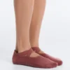 2 paia di calze invisibili imbottite in misto cotone per yoga e pilates con fasce incrociate 2 paia di calze invisibili imbottite in misto cotone per yoga e pilates con fasce incrociate