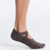 2 paia di calze invisibili imbottite in misto cotone per yoga e pilates con fasce incrociate 2 paia di calze invisibili imbottite in misto cotone per yoga e pilates con fasce incrociate