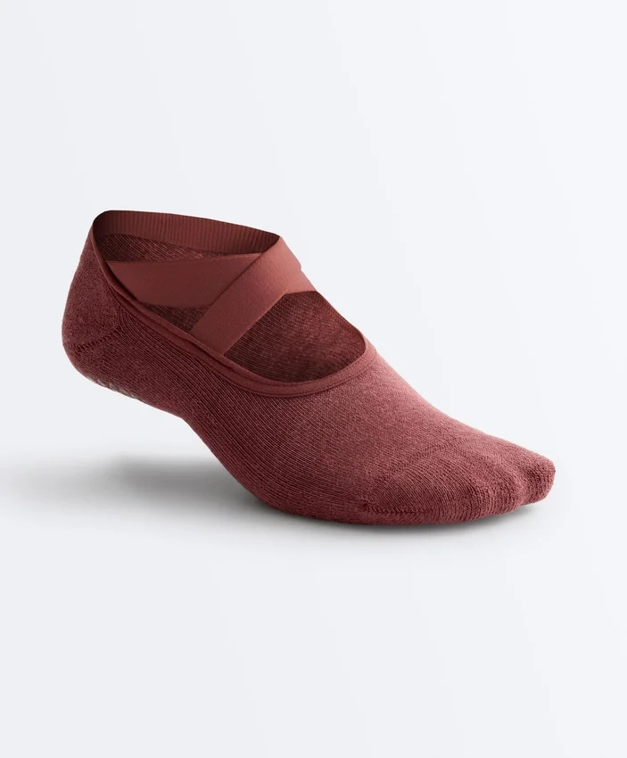 2 paia di calze invisibili imbottite in misto cotone per yoga e pilates con fasce incrociate 2 paia di calze invisibili imbottite in misto cotone per yoga e pilates con fasce incrociate