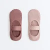2 paia di calze invisibili imbottite in misto cotone per yoga e pilates con fascia larga 2 paia di calze invisibili imbottite in misto cotone per yoga e pilates con fascia larga
