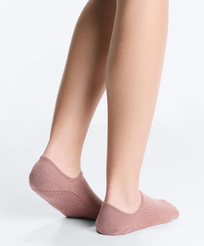 2 paia di calze invisibili in misto cotone per yoga e pilates 2 paia di calze invisibili in misto cotone per yoga e pilates