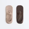 2 paia di calze invisibili in misto cotone per yoga e pilates con fascia incrociata 2 paia di calze invisibili in misto cotone per yoga e pilates con fascia incrociata