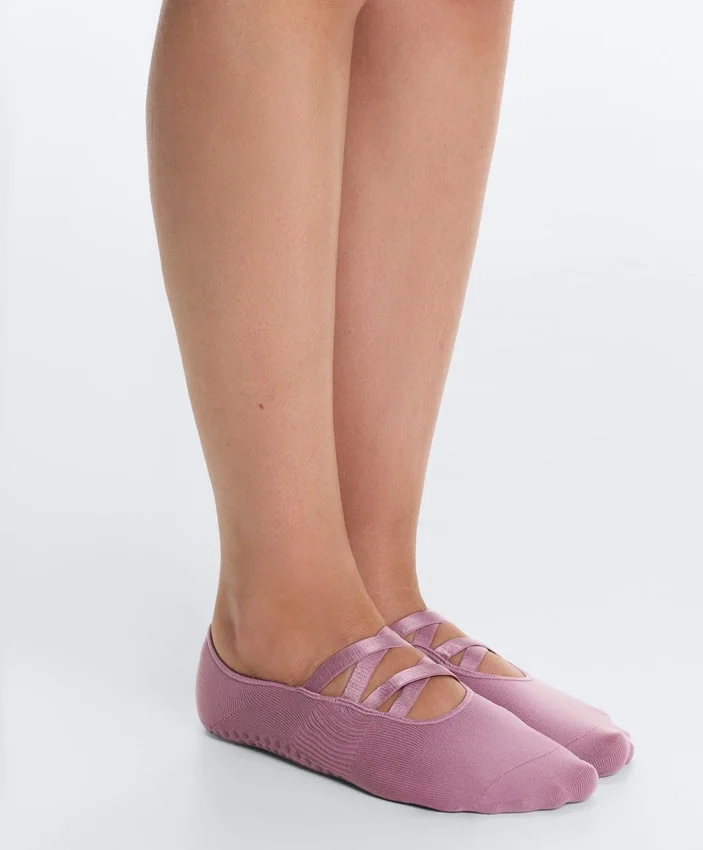 2 paia di calze invisibili in misto poliammide per yoga e pilates con doppio elastico 2 paia di calze invisibili in misto poliammide per yoga e pilates con doppio elastico