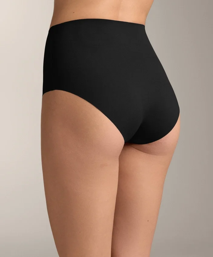 2 slip classici a vita alta con sostegno medio in misto poliammide invisibile 2 slip classici a vita alta con sostegno medio in misto poliammide invisibile