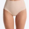 2 slip classici a vita media in misto cotone invisibili