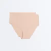 2 slip classici a vita media in misto poliammide invisibile 2 slip classici a vita media in misto poliammide invisibile