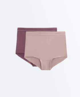 2 slip shortie senza cuciture Soft Touch morbidi al tatto