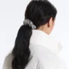 3 grandi Scrunchies per capelli a quadretti
