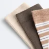 3 paia di calze classiche in misto cotone 3 paia di calze classiche in misto cotone