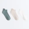 3 paia di calze da sneaker in misto poliammide con linguetta sul tallone 3 paia di calze da sneaker in misto poliammide con linguetta sul tallone