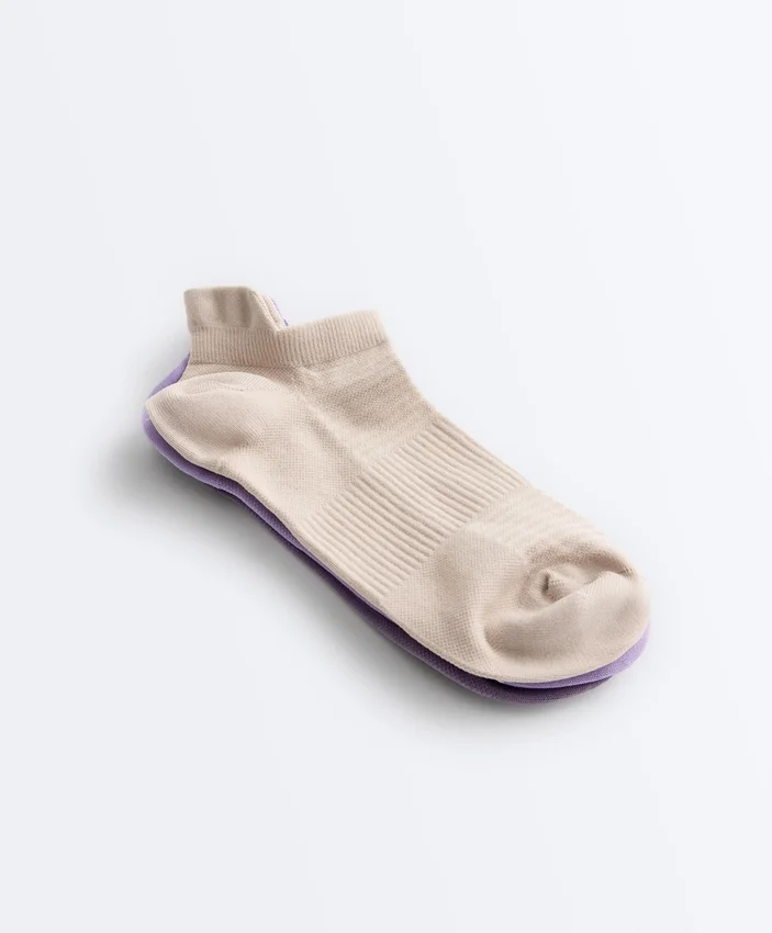 3 paia di calze sportive da ginnastica in misto poliammide con linguetta sul tallone 3 paia di calze sportive da ginnastica in misto poliammide con linguetta sul tallone