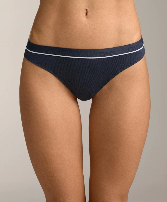 3 slip brasiliani a costine in misto cotone 3 slip brasiliani a costine in misto cotone