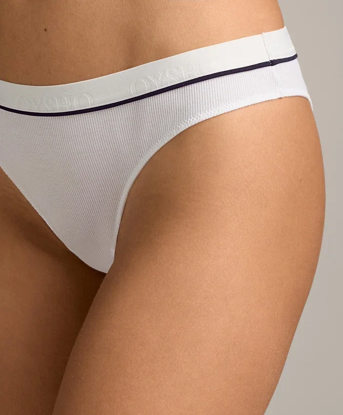 3 slip brasiliani a costine in misto cotone 3 slip brasiliani a costine in misto cotone