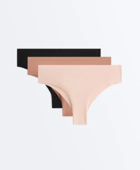 3 slip brasiliani in misto poliammide con logo