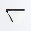 3 slip classici a costine in misto cotone 3 slip classici a costine in misto cotone