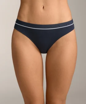 3 slip classici a costine in misto cotone