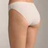 3 slip classici a costine in misto cotone con logo