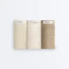 3 slip brasiliani in misto cotone con logo a coste 3 slip brasiliani in misto cotone con logo a coste