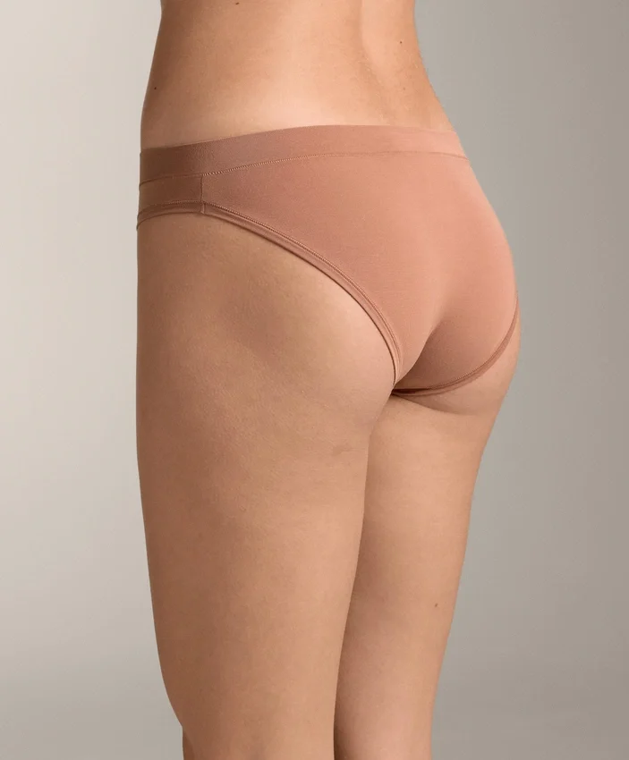 3 slip classici con taglio a V in misto modal 3 slip classici con taglio a V in misto modal