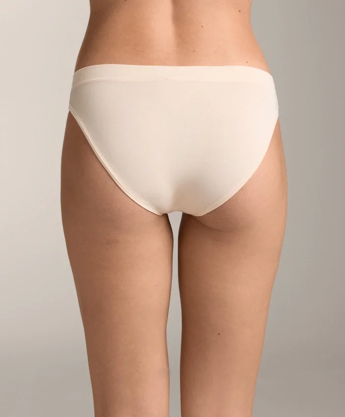 3 slip classici con taglio a V in misto modal 3 slip classici con taglio a V in misto modal