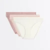 3 slip classici in cotone a costine 3 slip classici in cotone a costine