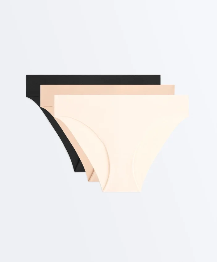 3 slip classici in misto cotone 3 slip classici in misto cotone