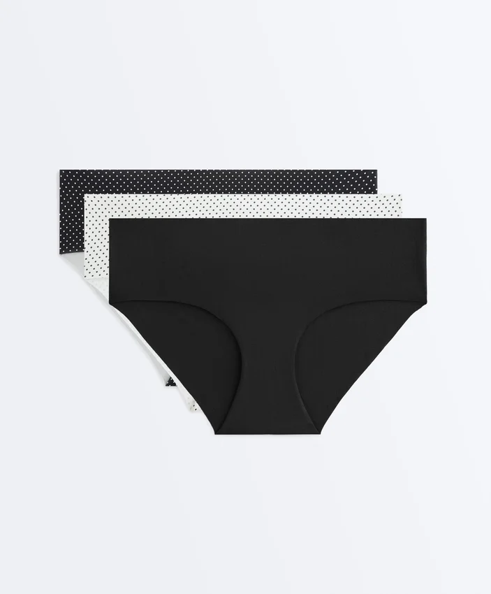 3 slip invisibili a vita bassa in misto poliammide 3 slip invisibili a vita bassa in misto poliammide
