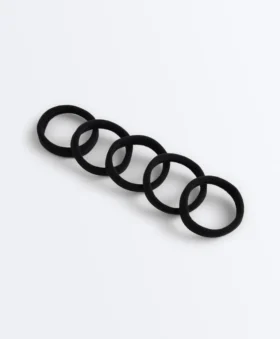 5 elastici lisci per capelli