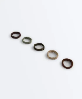 5 elastici per capelli